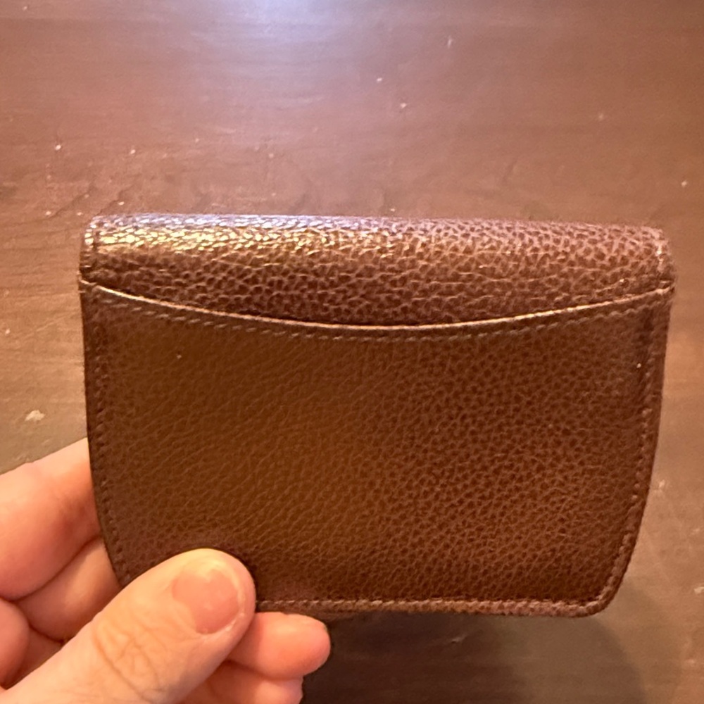 Vintage Coach Brown Leather Key & Card Holder - Picture 5 of 5